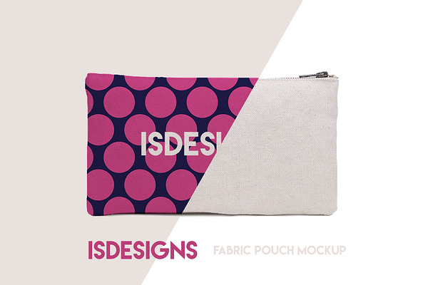 Fabric Pouch mockup