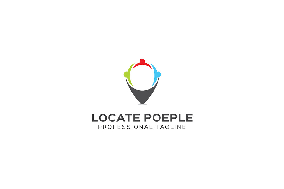 Locate People Logo Template