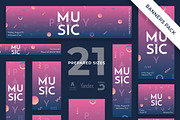 Banners Pack | Music Party