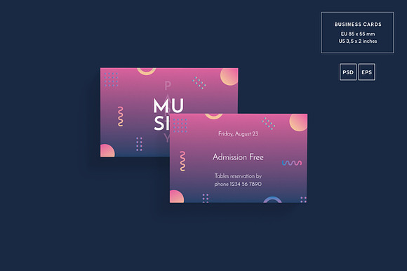 Branding Pack | Music Party in Branding Mockups - product preview 1