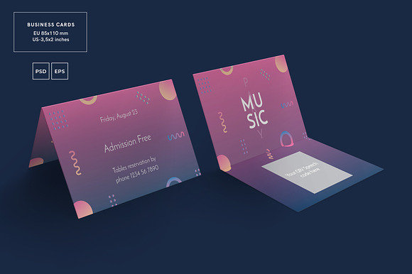 Branding Pack | Music Party in Branding Mockups - product preview 2