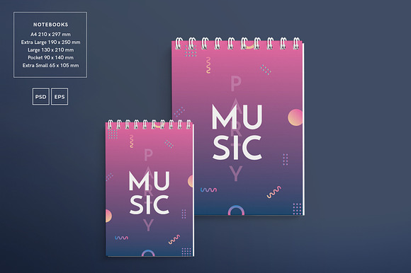 Branding Pack | Music Party in Branding Mockups - product preview 10