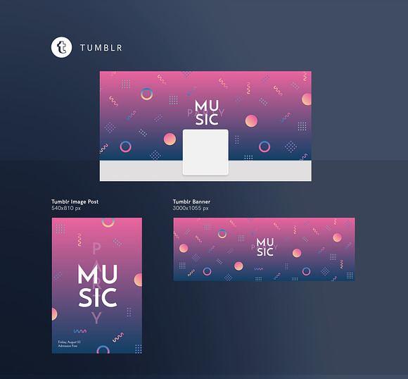 Branding Pack | Music Party in Branding Mockups - product preview 12