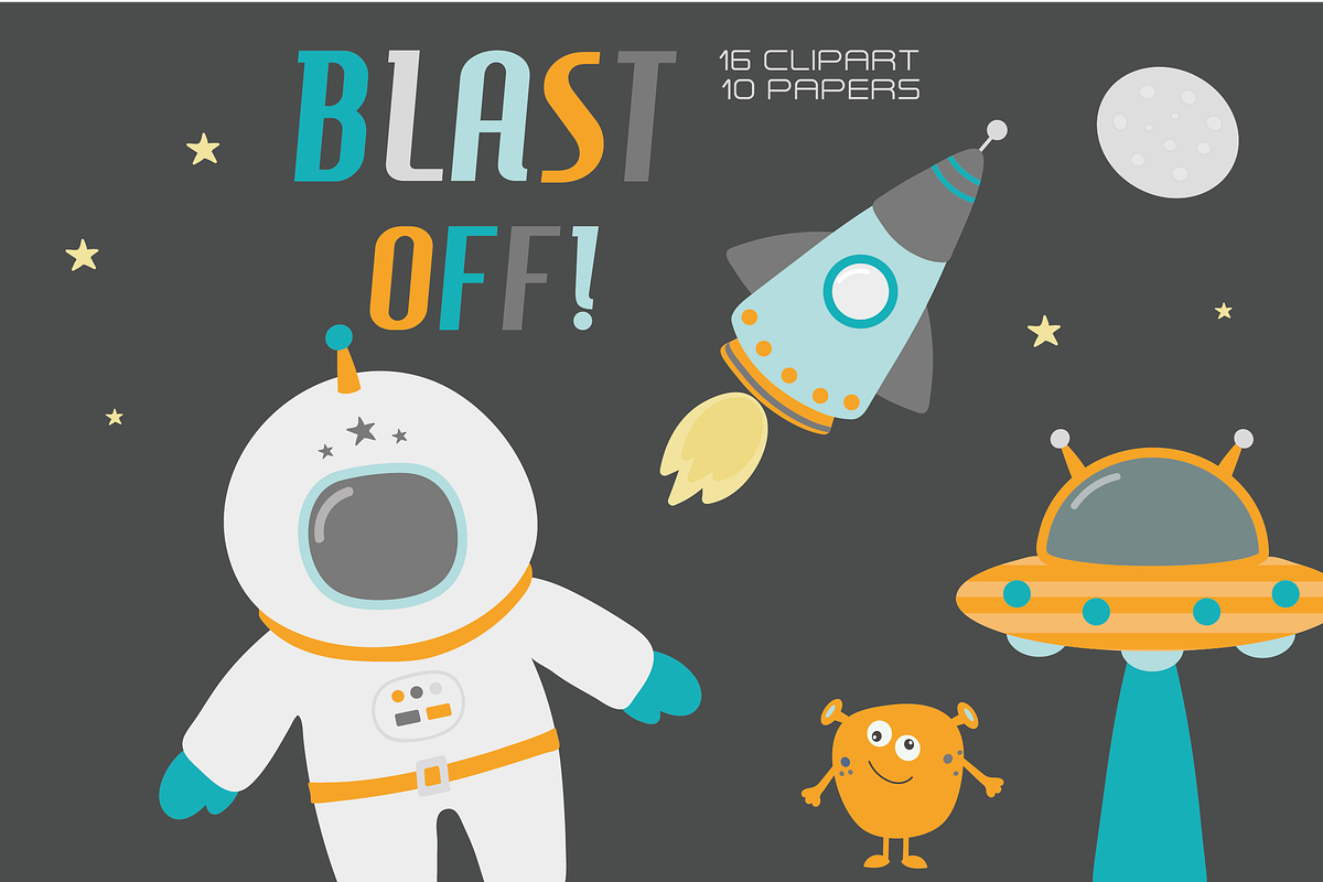 BLAST OFF! in Illustrations - product preview 8