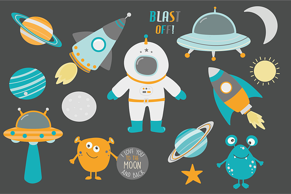 BLAST OFF! in Illustrations - product preview 1