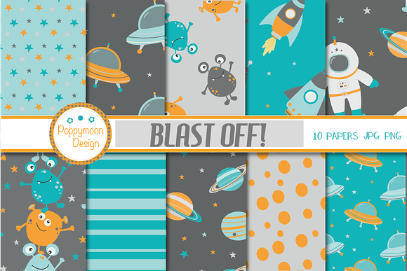 BLAST OFF! in Illustrations - product preview 2
