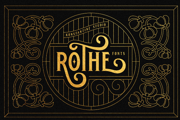 ROTHE - Vintage Luxury Font