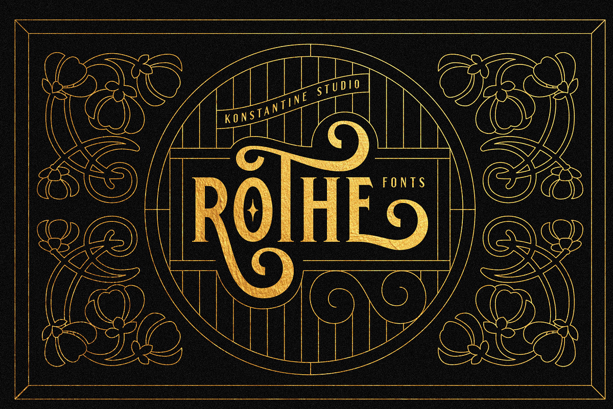 ROTHE - Vintage Luxury Font in Serif Fonts - product preview 8