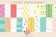 summer digital papers