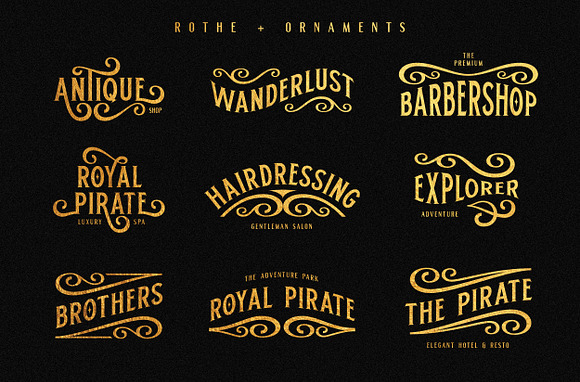 ROTHE - Vintage Luxury Font in Serif Fonts - product preview 2