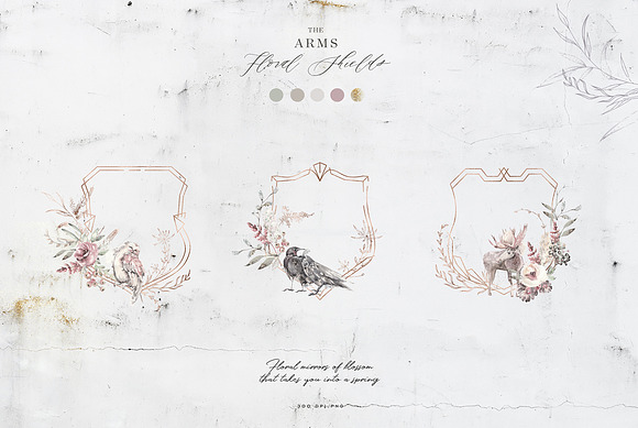 Floral Fields Alphabet&Graphics in Illustrations - product preview 26