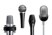 Microphone realistic collection