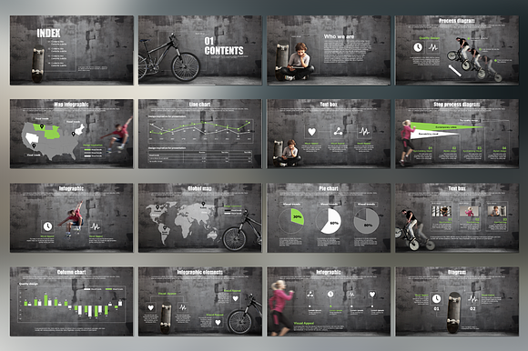 Extreme Sports PPT in PowerPoint Templates - product preview 1