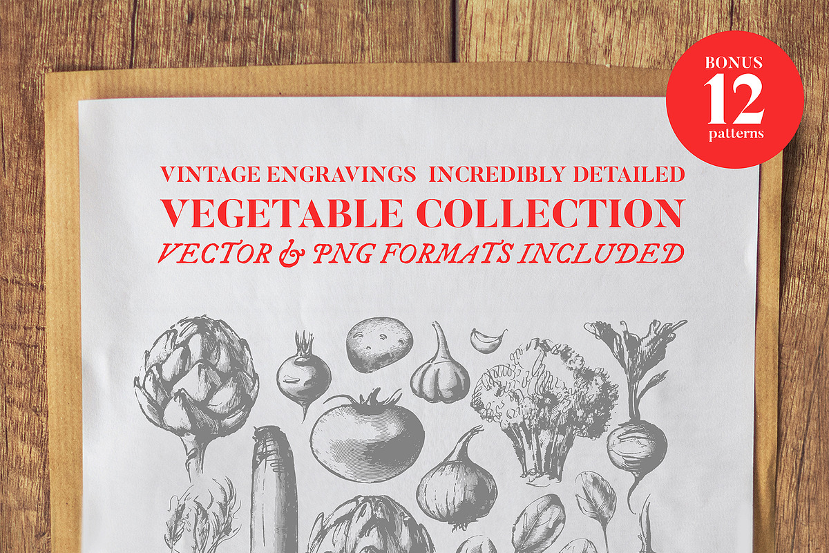 Vegetable collection in Objects - product preview 8