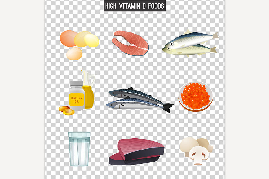 Vitamin D in Food in Illustrations - product preview 8