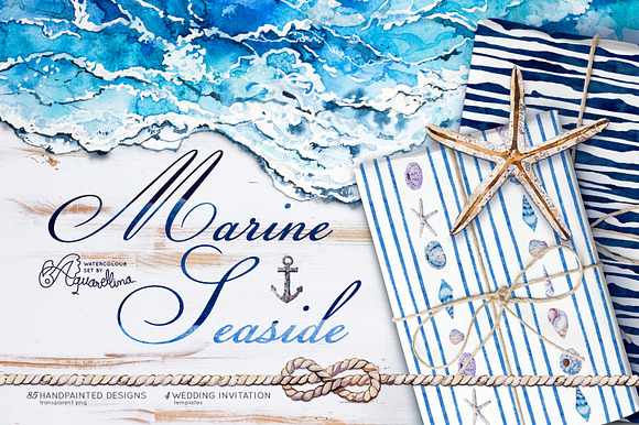 Marine Seaside Nautical set in Objects - product preview 5