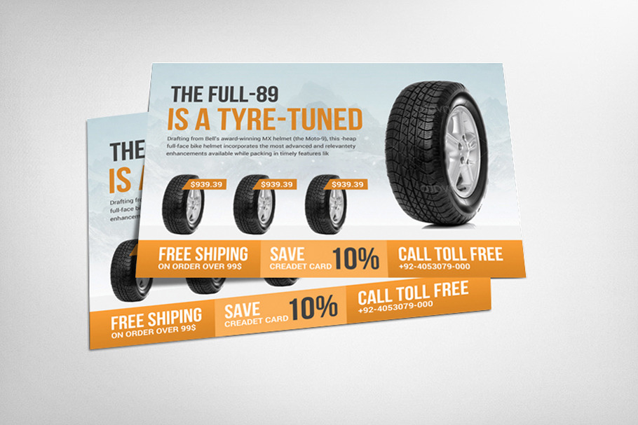 Tires Services Flyer Template