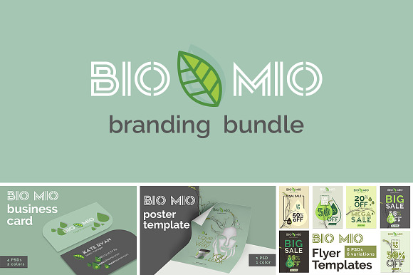  Branding Bundle - Bio Mio in Logo Templates - product preview 4