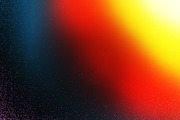 Closeup of glowing sun in deep space background