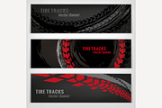 Tire Banners Set