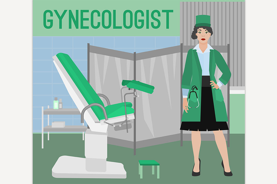 Gynecologist in Illustrations - product preview 8