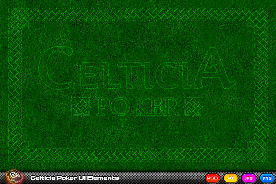 Celticia Poker UI Elements in Objects - product preview 8