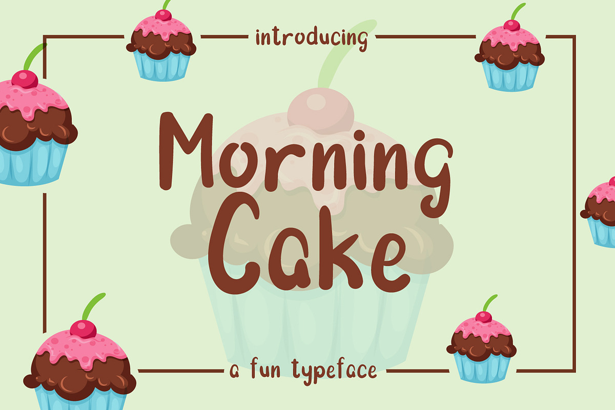Morning Cake - Fun Font in Display Fonts - product preview 8