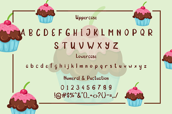 Morning Cake - Fun Font in Display Fonts - product preview 5