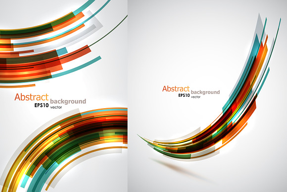 Colorful Abstract Backgrounds in Textures - product preview 4