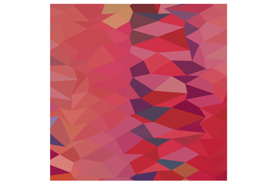 Carmine Pink Abstract Low Polygon Ba in Patterns - product preview 8