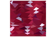 Carmine Red Abstract Low Polygon Bac
