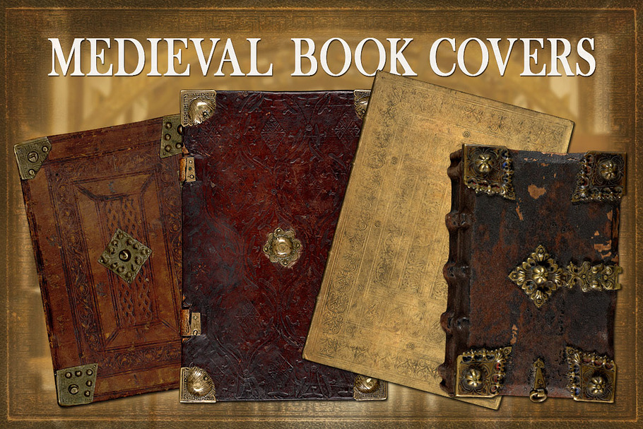 Medieval Book Covers in Textures - product preview 8