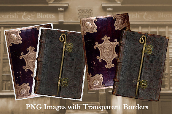 Medieval Book Covers in Textures - product preview 1