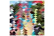 Multi Color Abstract Low Polygon Bac