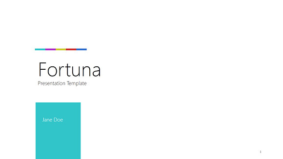Fortuna presentation template in PowerPoint Templates - product preview 4