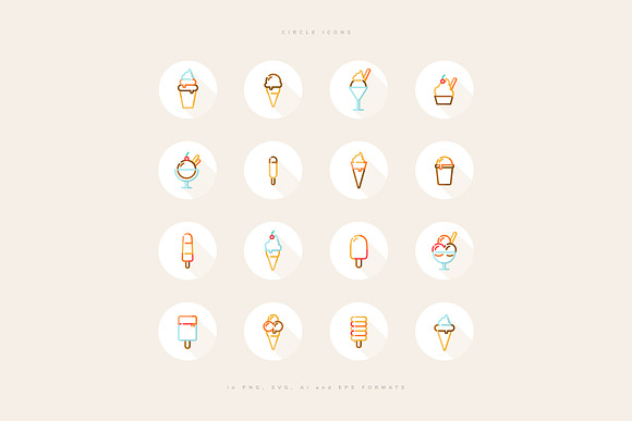 Ice Cream Line Icons in Simple Line Icons - product preview 3