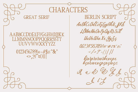 Berlin Script + Great Serif in Script Fonts - product preview 8