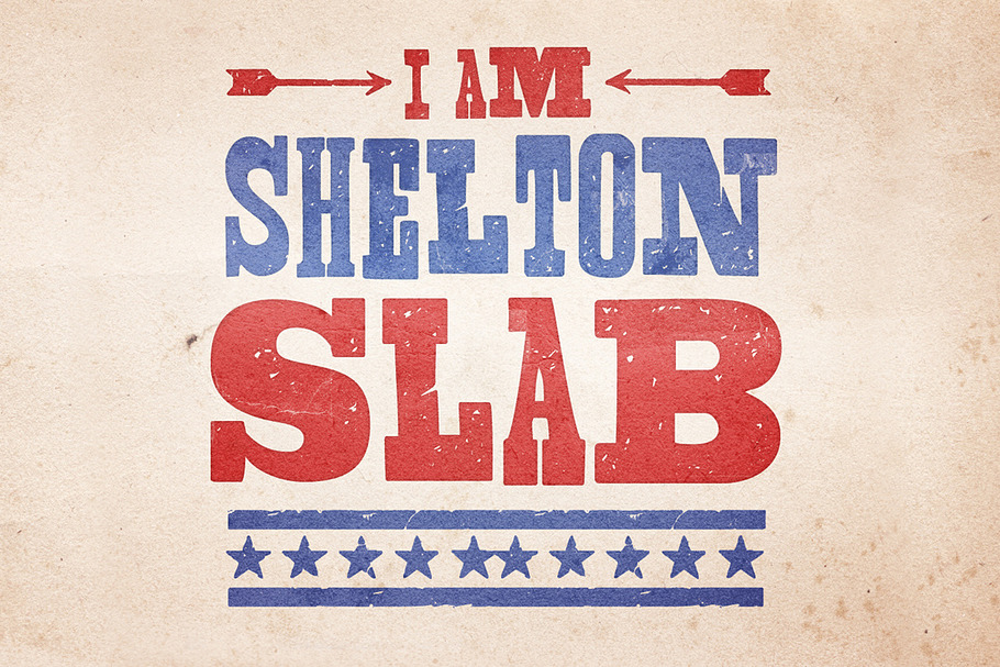 Shelton Slab in Circus Fonts - product preview 8