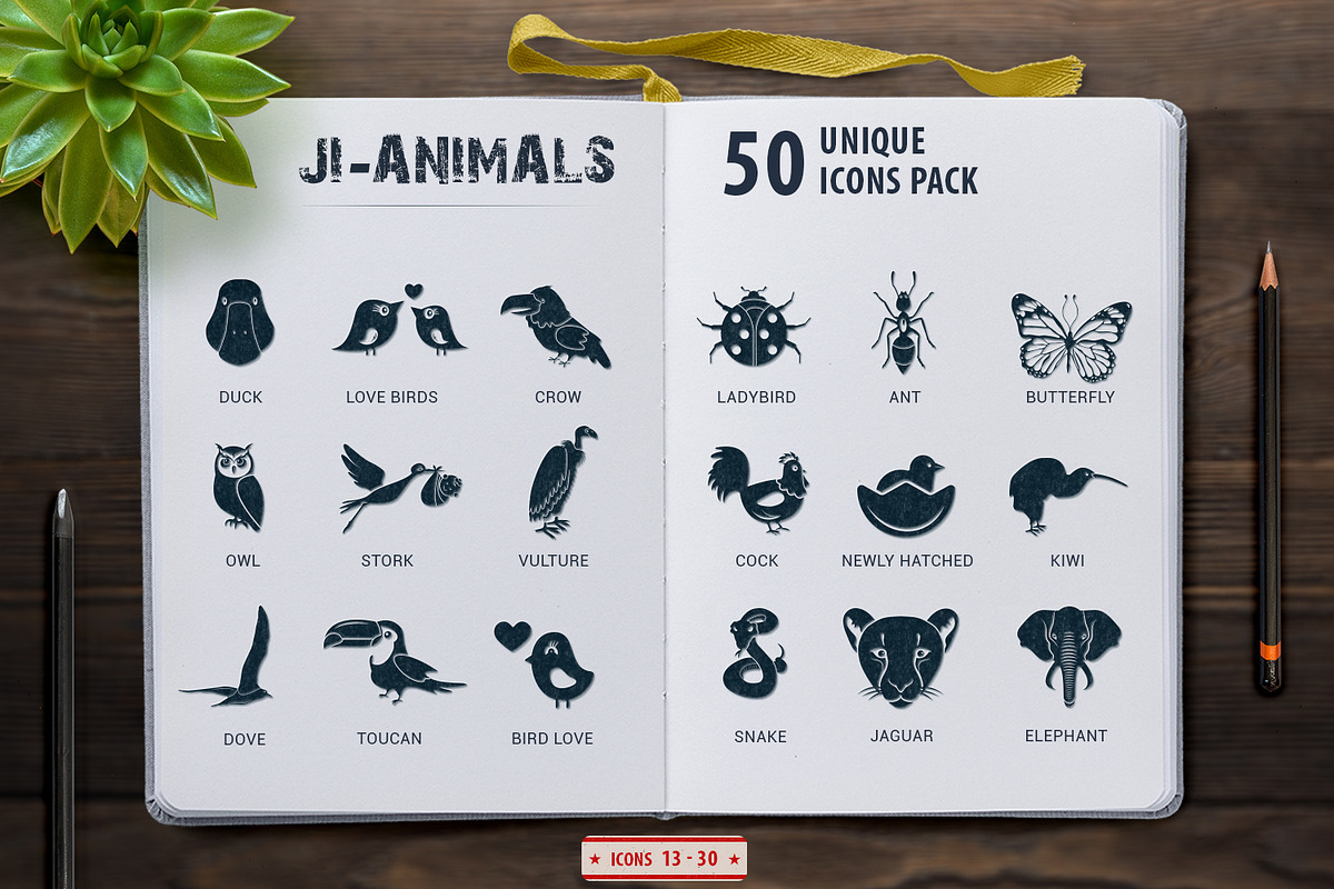 Glyph Icons Animals & Birds Set in Icons - product preview 8