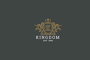 Letter K Logo - Heraldic,Crest Logo