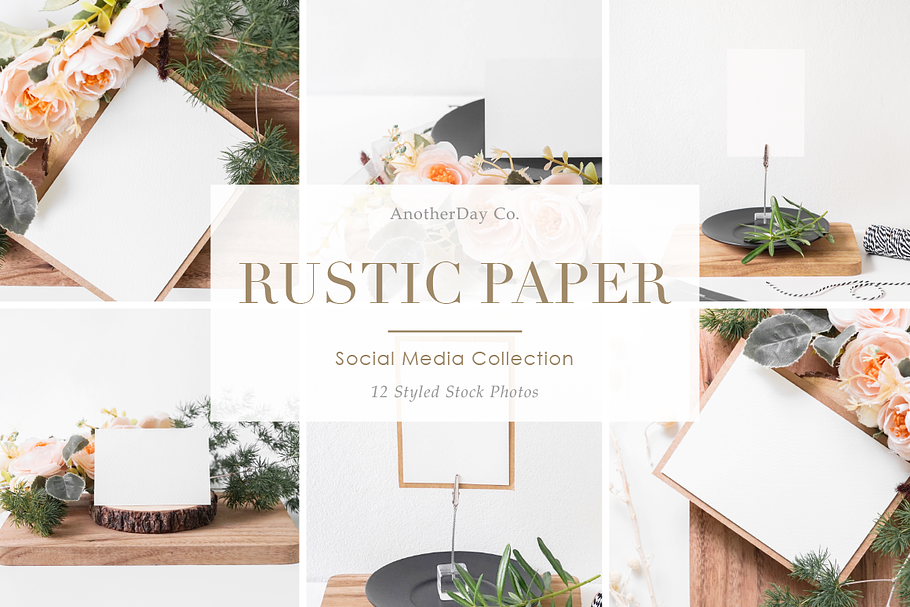 Rustic Paper Styled Stock Photos