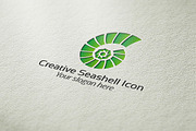 Creative Seashell Icon Logo