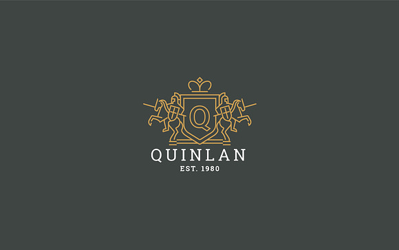 Letter Q Logo - Heraldic,Crest Logo in Logo Templates - product preview 4