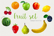 Geometric Fruit Set