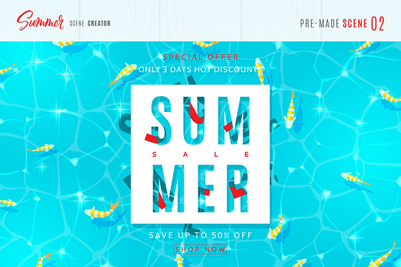 Summer Scene Creator in Scene Creator Mockups - product preview 10