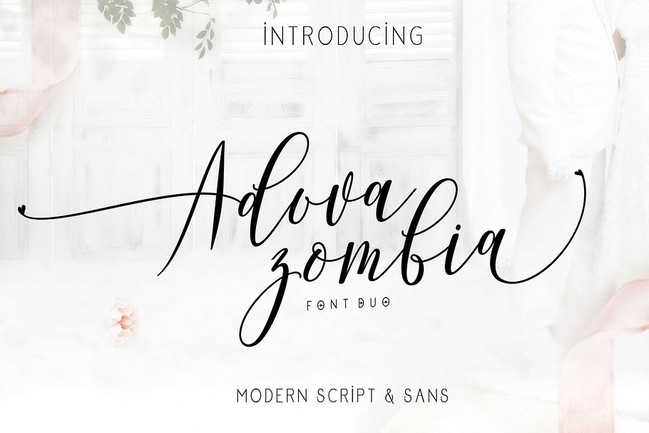 Adova zombia Font Duo in Script Fonts - product preview 8
