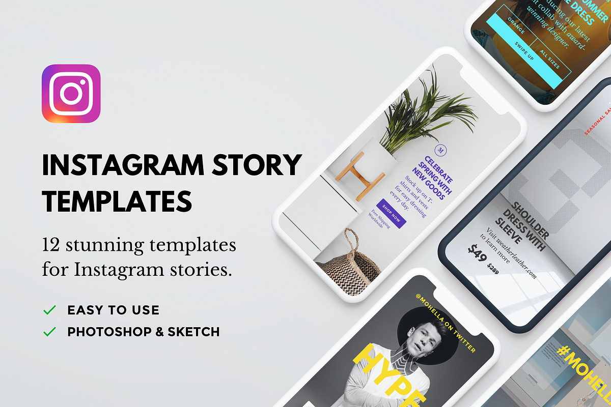 Air: 12 Instagram Template Bundle in Instagram Templates - product preview 8