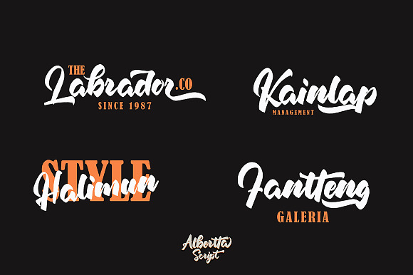 Albertta in Script Fonts - product preview 2