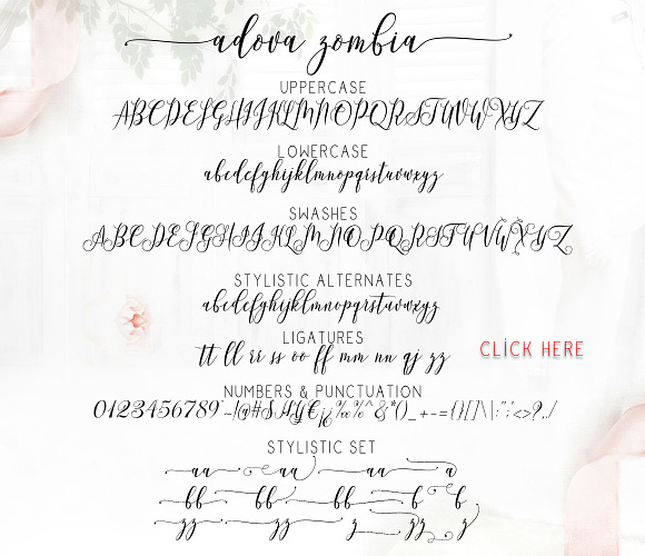Adova zombia Font Duo in Script Fonts - product preview 11