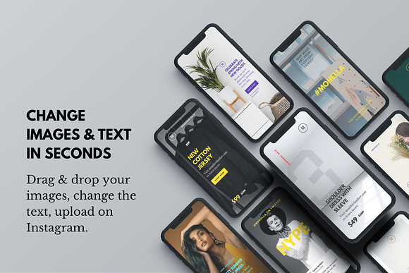 Air: 12 Instagram Template Bundle in Instagram Templates - product preview 4